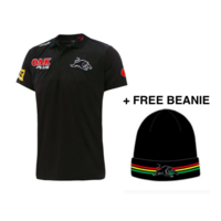 Penrith Panthers 2021 Media Polo (S to 6XL) + FREE BEANIE