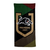 Penrith Panthers 2021 NRL Premiers Beach Towel