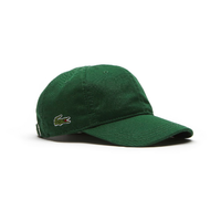 Lacoste Men's Cotton Basic Side Croc Cap in Green