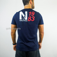 Nautica N Back-Graphic Tee in Navy